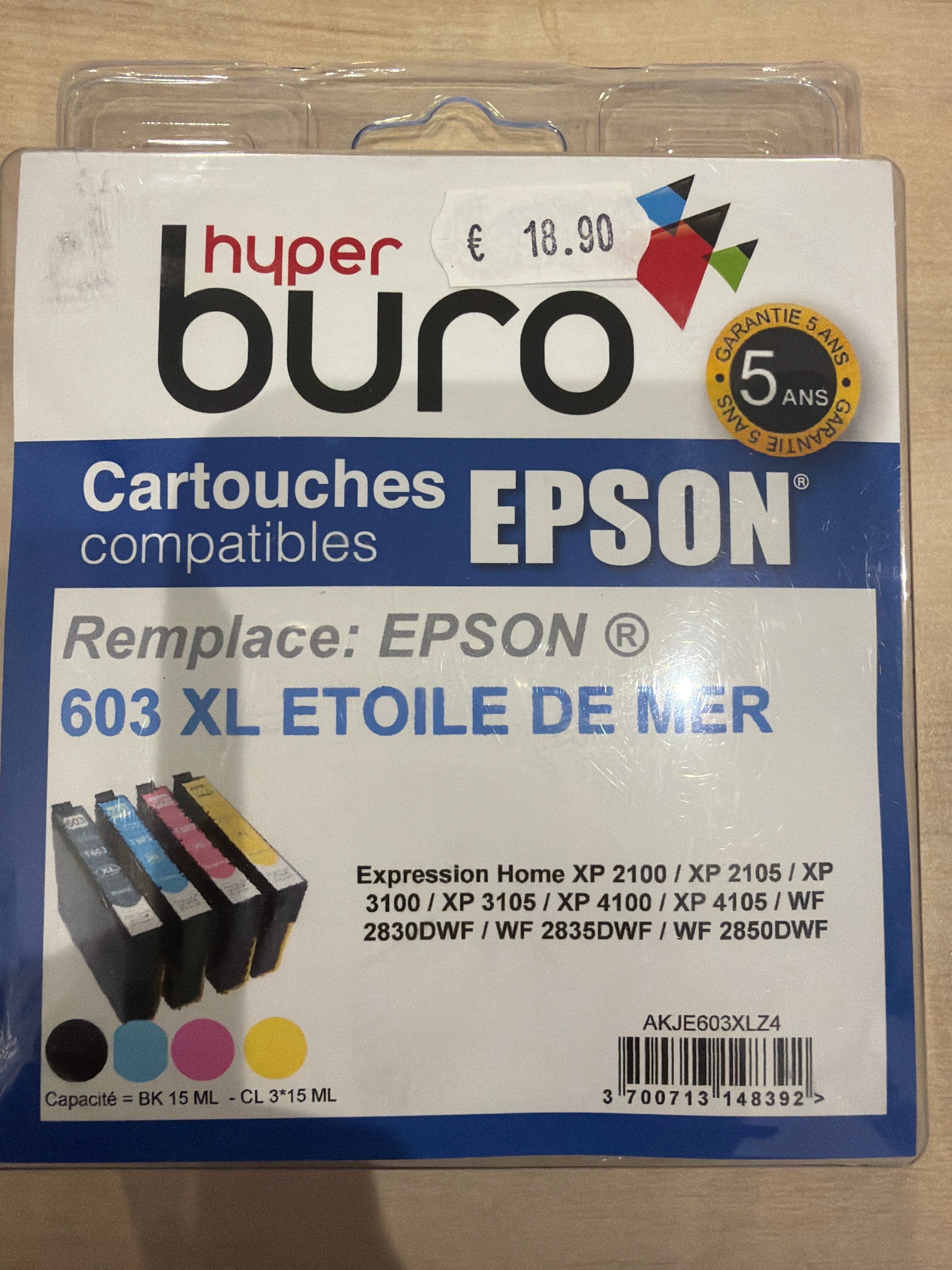 Pack cartouche Epson