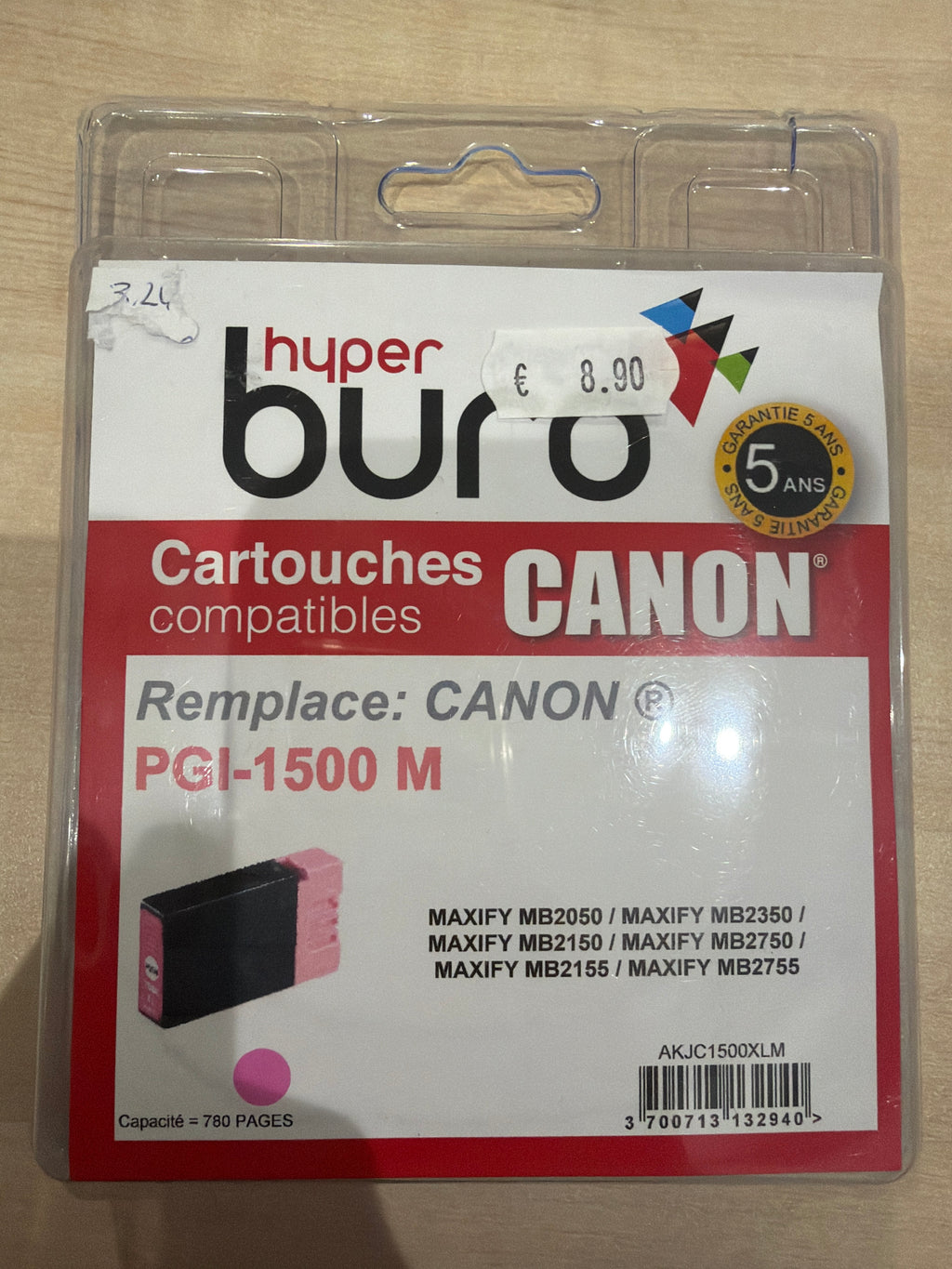 Cartouche encre canon
