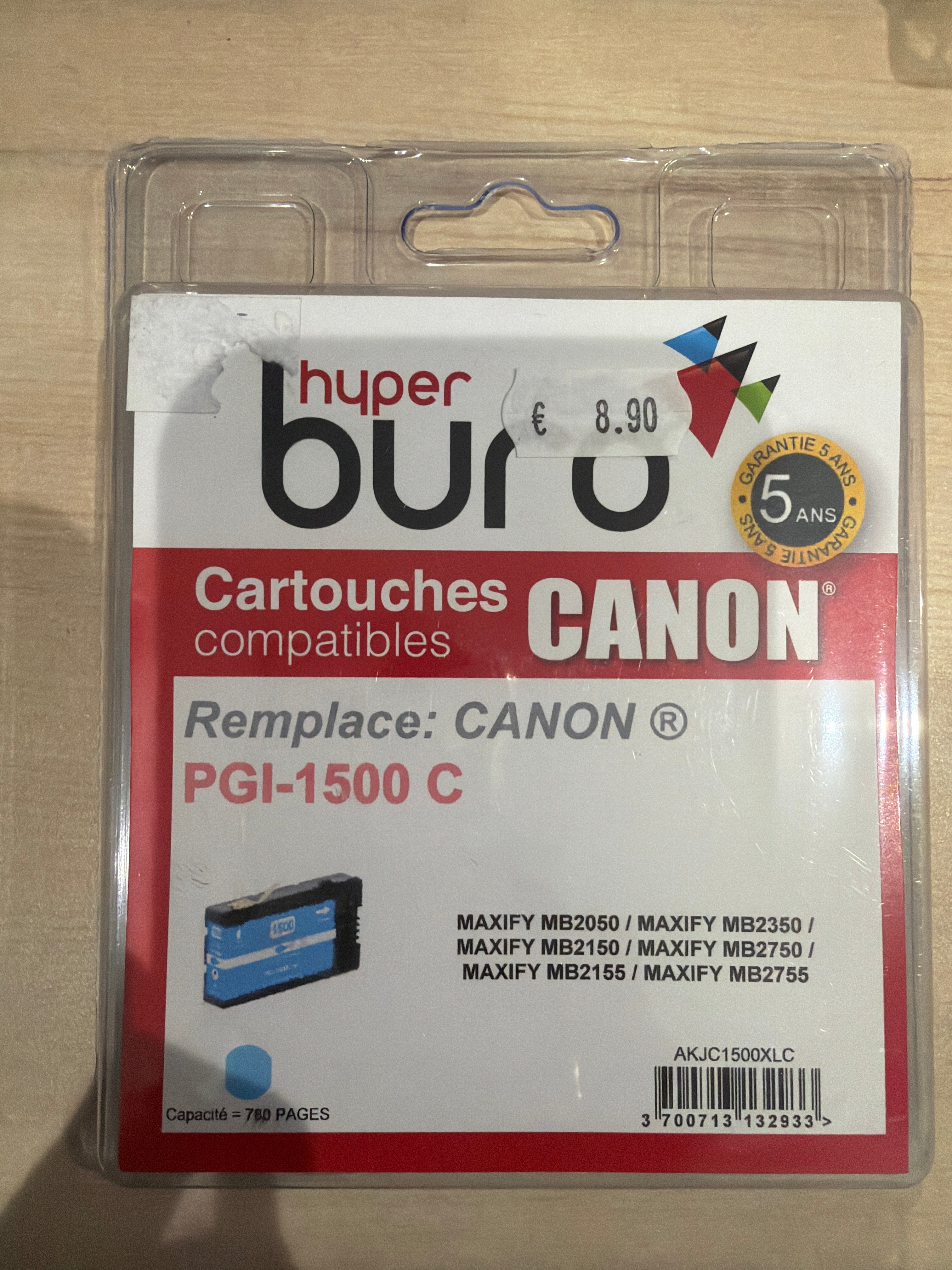 Cartouche encre canon