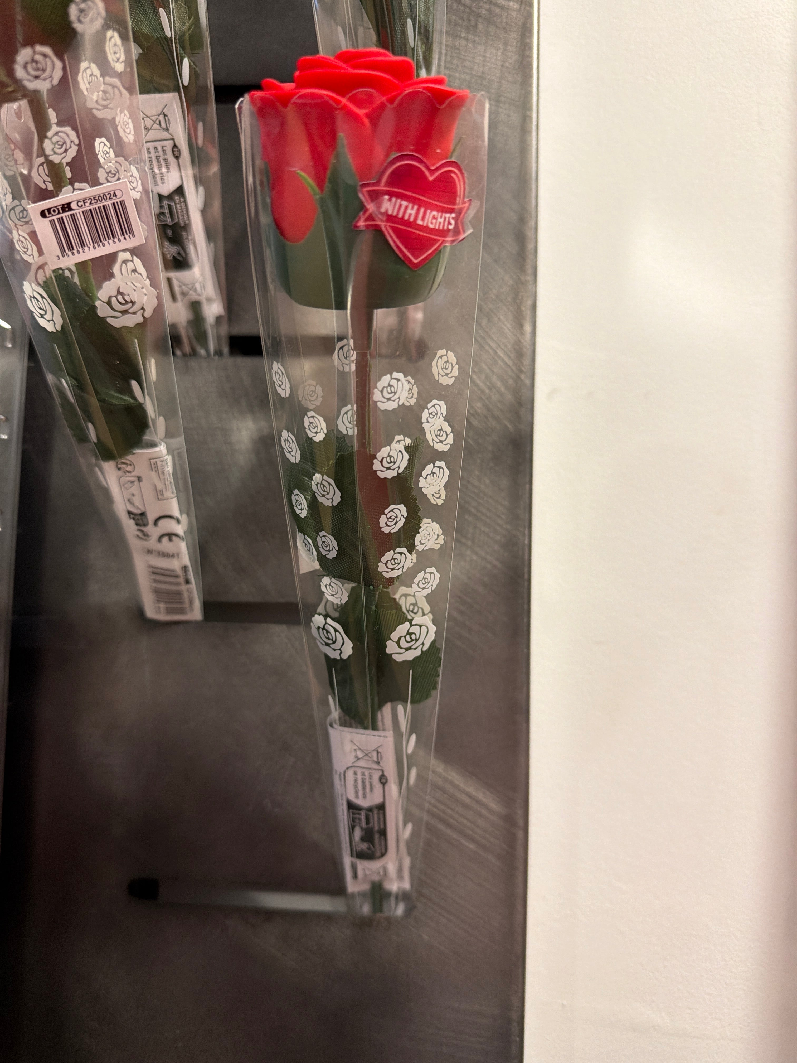 Rose lumineuse